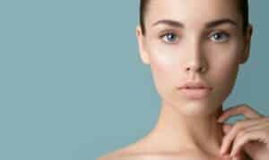 Woman with bright eyes after ptosis surgery in Chesapeake, VA